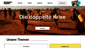 What Greenpeace-magazin.de website looked like in 2021 (2 years ago)