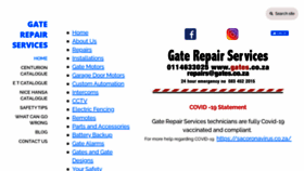 What Gates.co.za website looked like in 2021 (2 years ago)