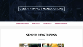 What Genshinimpactmanga.xyz website looked like in 2021 (2 years ago)