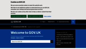 What Gateway.gov.uk website looked like in 2021 (2 years ago)