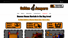 What Goldenjumpers.com website looked like in 2021 (2 years ago)