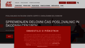 What Generali.si website looked like in 2021 (2 years ago)