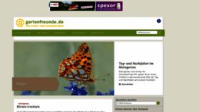 What Gartenfreunde.de website looked like in 2021 (2 years ago)