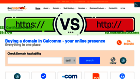 What Galcomm.com website looked like in 2021 (2 years ago)