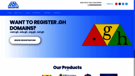 What Ghana.com website looked like in 2021 (2 years ago)
