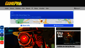 What Gameprotv.com website looked like in 2021 (2 years ago)