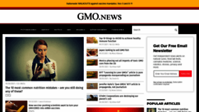 What Gmo.news website looked like in 2021 (2 years ago)