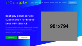What Geoiptv.net website looked like in 2021 (2 years ago)