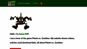 What Gamenhp.com website looked like in 2021 (2 years ago)