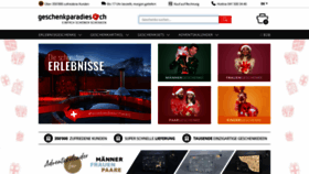 What Geschenkparadies.ch website looked like in 2021 (2 years ago)