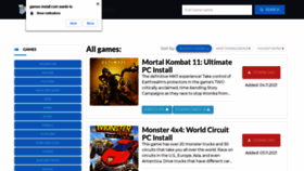 What Games-install.com website looked like in 2021 (2 years ago)