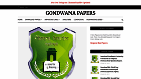 What Gondwana-papers.blogspot.com website looked like in 2021 (2 years ago)