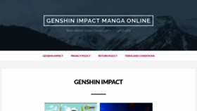 What Genshinimpactmanga.com website looked like in 2021 (2 years ago)