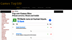 What Gamesites100.net website looked like in 2021 (2 years ago)