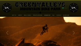 What Greenvalleysmountainbikepark.com website looked like in 2021 (2 years ago)