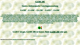 What Gamc.de website looked like in 2021 (4 years ago)