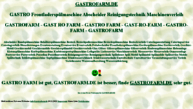 What Gastrofarm.de website looked like in 2021 (2 years ago)