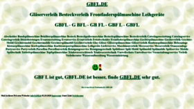 What Gbfl.de website looked like in 2021 (4 years ago)