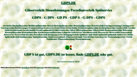 What Gdps.de website looked like in 2021 (2 years ago)