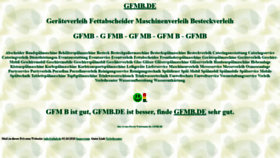 What Gfmb.de website looked like in 2021 (2 years ago)