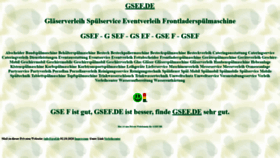 What Gsef.de website looked like in 2021 (2 years ago)