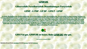 What Gpdp.de website looked like in 2021 (4 years ago)