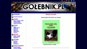 What Golebnik.pl website looked like in 2021 (2 years ago)