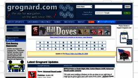 What Grognard.com website looked like in 2021 (2 years ago)