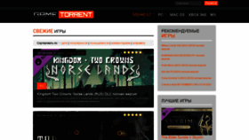 What Gametorrent.ru website looked like in 2021 (2 years ago)