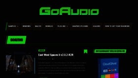 What Goaudio.cc website looked like in 2021 (2 years ago)
