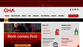 What Gha.org.uk website looked like in 2021 (2 years ago)