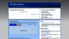What Galerieallegro.pl website looked like in 2021 (2 years ago)