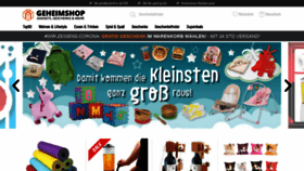 What Geheimshop.de website looked like in 2021 (2 years ago)