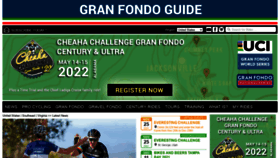 What Granfondoguide.com website looked like in 2021 (2 years ago)