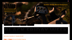 What Goldenmaskdetectors.com website looked like in 2021 (2 years ago)