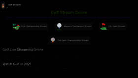 What Golfstreams.me website looked like in 2021 (2 years ago)