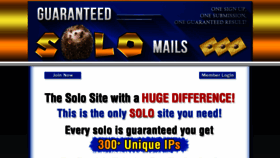 What Guaranteedsolomails.com website looked like in 2021 (2 years ago)