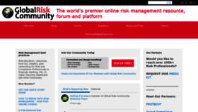 What Globalriskcommunity.com website looked like in 2021 (2 years ago)