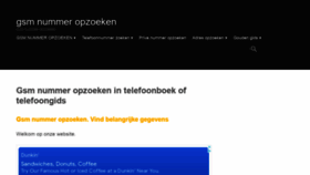 What Gsmnummeropzoeken.be website looked like in 2021 (2 years ago)