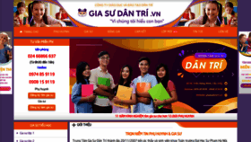 What Giasudantri.vn website looked like in 2021 (2 years ago)