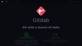 What Gitdab.com website looked like in 2021 (2 years ago)