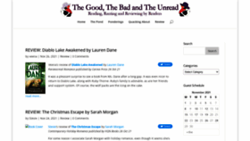 What Goodbadandunread.com website looked like in 2021 (2 years ago)
