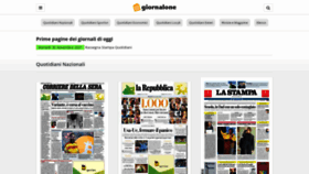 What Giornalone.it website looked like in 2021 (2 years ago)
