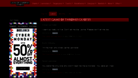 What Gameofthronesquote.com website looked like in 2021 (2 years ago)
