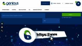 What Genious.net website looked like in 2021 (2 years ago)