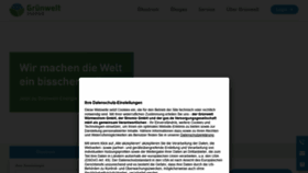 What Gruenwelt.de website looked like in 2021 (2 years ago)
