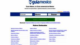 What Guiamexico.com.mx website looked like in 2021 (2 years ago)