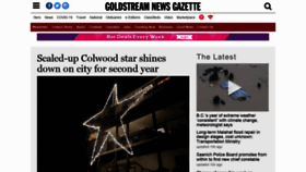 What Goldstreamgazette.com website looked like in 2021 (2 years ago)