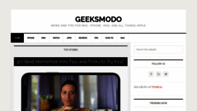 What Geeksmodo.com website looked like in 2021 (2 years ago)