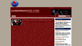 What Gobernantes.com website looked like in 2021 (2 years ago)